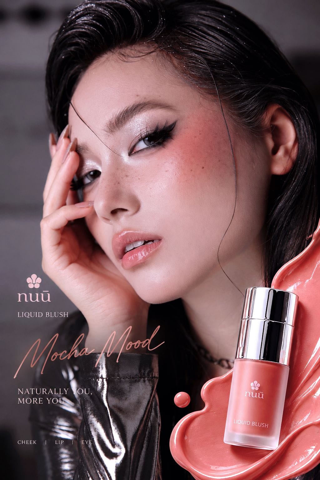 Vệ sinh đầu silicone má hồng kem