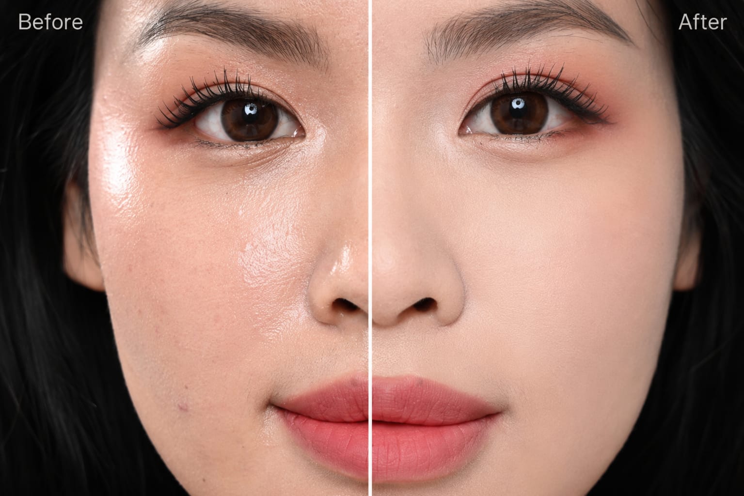 Hiệu quả hiệu chỉnh sắc da của phấn phủ tím